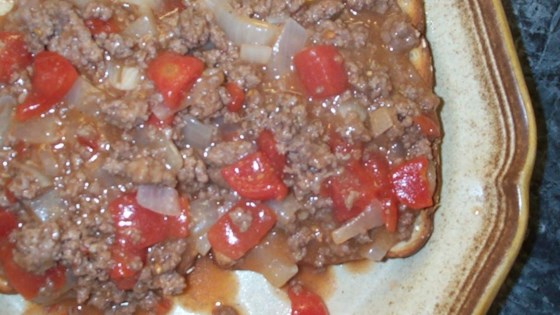 U.S. Navy Minced Beef On Toast