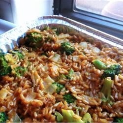 Brown Rice, Broccoli, Cheese and Walnut Surprise