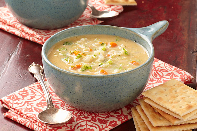 Velvety Vegetable-Cheese Soup