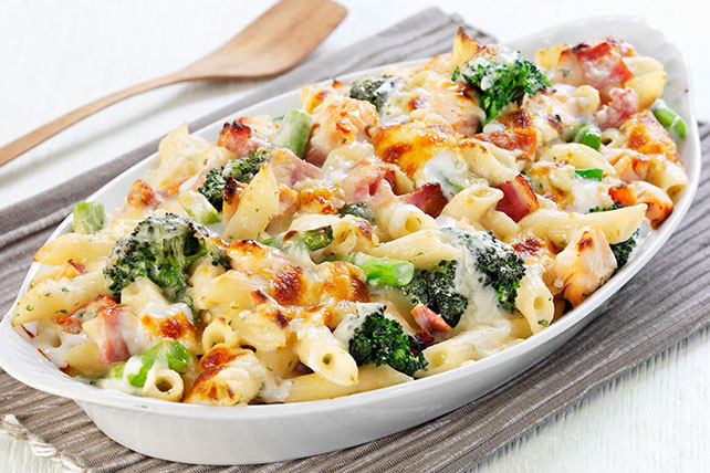 Cheesy Ham & Broccoli Pasta Bake