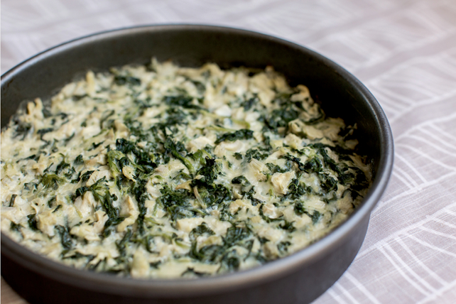 Easy Spinach Artichoke Dip with Cheese