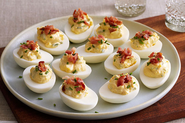 Deviled Eggs with Bacon