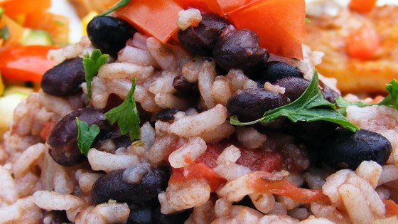 Quick Black Beans and Rice