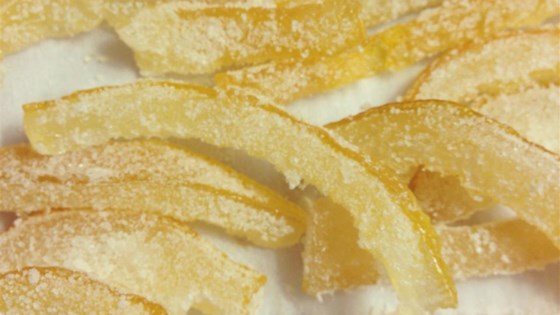 Candied Lemon Peel