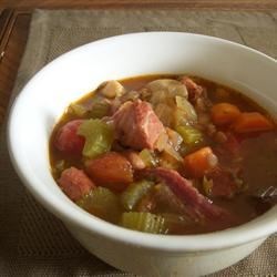 The Best Bean and Ham Soup