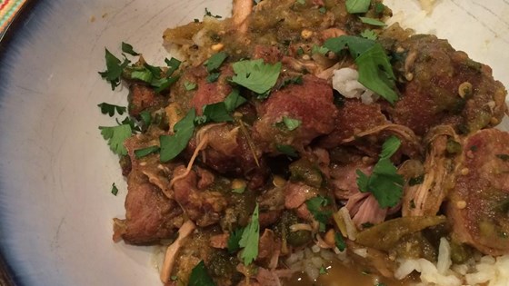 Pork Stew in Green Salsa (Guisado de Puerco con Tomatillos)