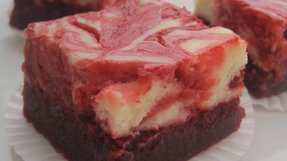 Red Velvet Cheesecake Swirl Brownies