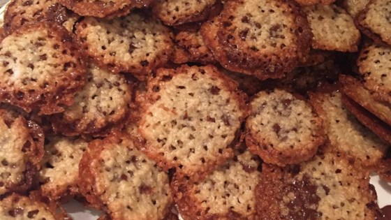 Milk Chocolate Florentine Cookies