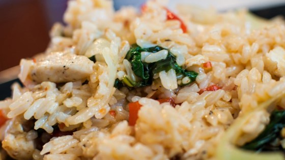 Thai Spicy Basil Chicken Fried Rice