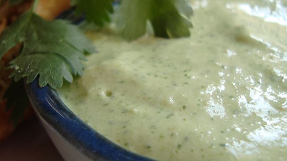 Amy's Cilantro Cream Sauce