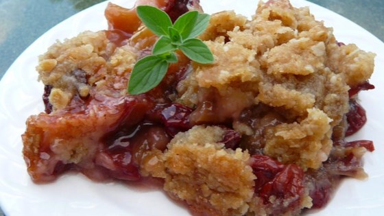Rhubarb-Raspberry Crunch