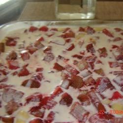 Maryann's Upside Down Rhubarb Cake