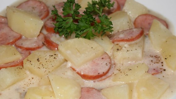 Kielbasa and Potato Bake