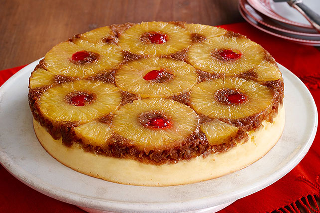 Pineapple Upside-Down Cheesecake