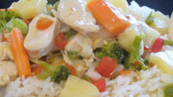 Thai Pineapple Chicken Curry