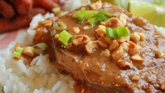 Slow Cooker Thai Peanut Pork