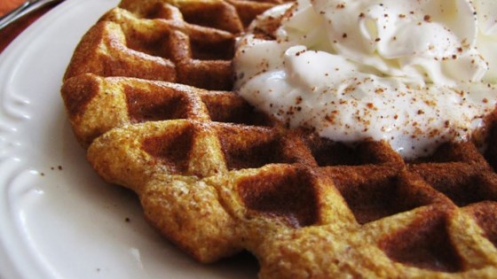 Cinnamon Pumpkin Waffles