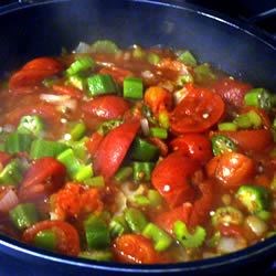 Okra and Tomatoes