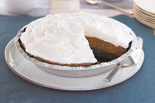 Triple-Layer Chocolate Pie