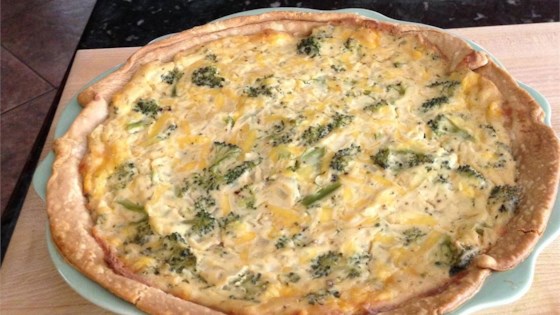 Tofu Quiche with Broccoli