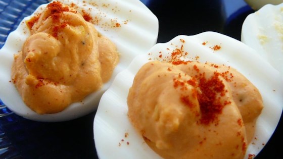 Sriracha Deviled Eggs