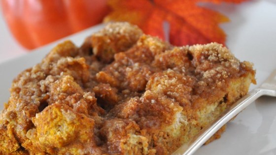 Pumpkin French Toast Bake