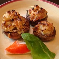 Cajun Crab Stuffed Mushrooms