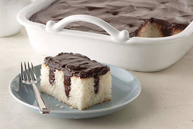 Chocolate Pudding Poke Cake