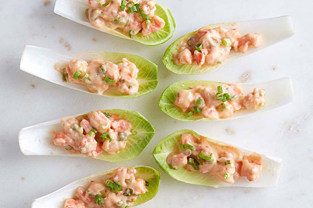 Sriracha Shrimp-Endive Appetizers