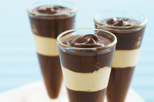 JELL-O Chocolate-Peanut Butter Parfaits