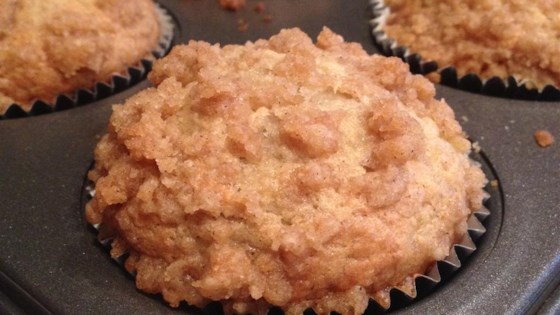 Healthier Banana Crumb Muffins