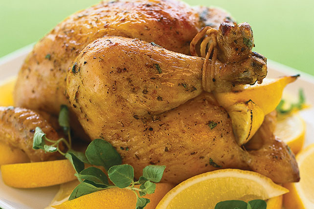 Greek-Style Lemon Roast Chicken