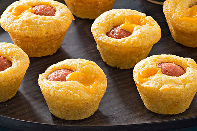 Mini Corn Dog Muffins