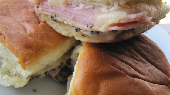 Easy Ham and Cheese Appetizer Sandwiches