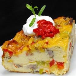 Easy Sausage Strata