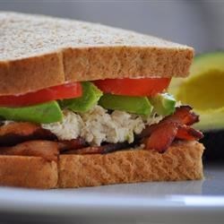 Tuna, Avocado and Bacon Sandwich