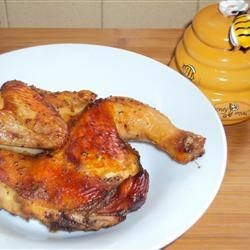 Honey-Poppy Seed Cornish Hens