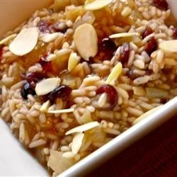 Cranberry and Almond Rice Pilaf 