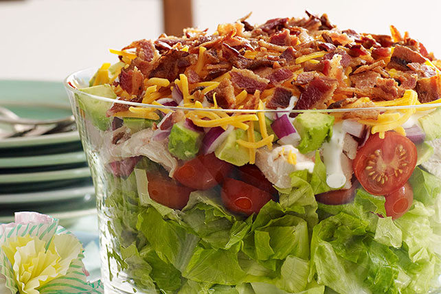 Layered Cobb Salad