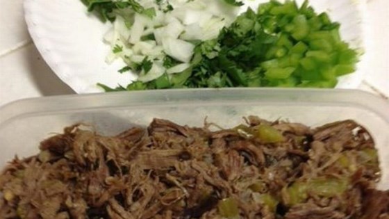 Firehouse Machaca Taco Filling
