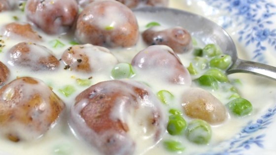 Creamed Peas and New Potatoes