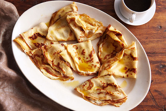 Creamy Filled Crêpes Suzette