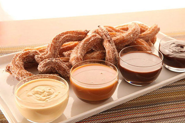 Homemade Churros with Dipping Sauce