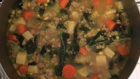 Ground Turkey Soup