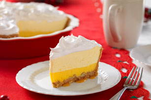 Triple-Layer Eggnog Pie