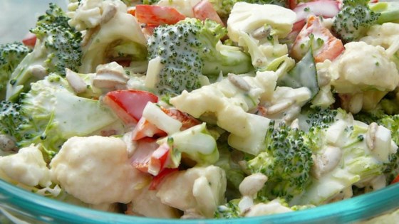 Broccoli Cauliflower Pepita Salad