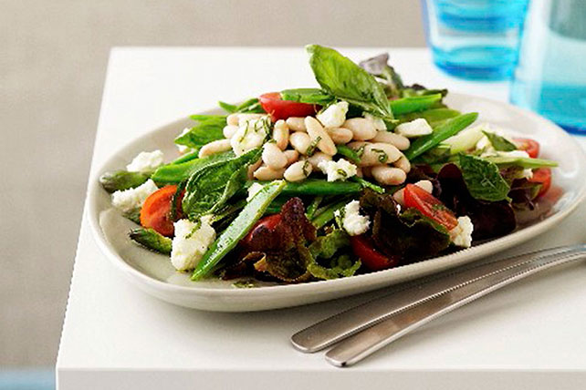 Green Salad with Tomatoes & Asparagus