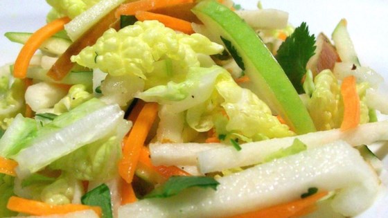 Jicama, Carrot, and Green Apple Slaw