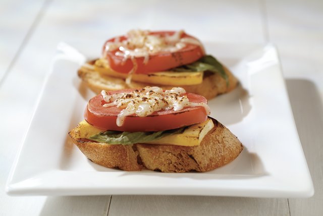 Grilled Vegetable Bruschetta