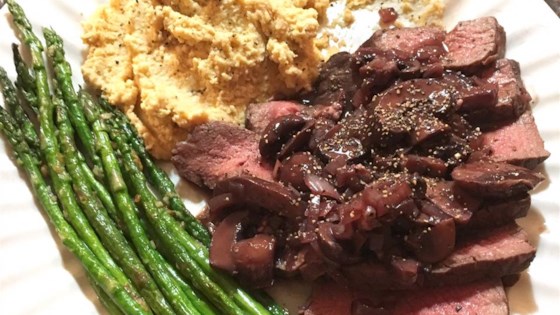 Filet Mignon with Mushroom-Cabernet Gravy